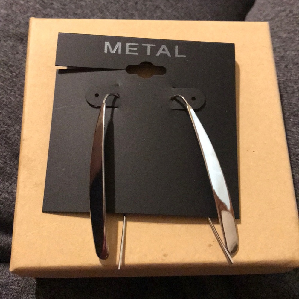 Silver earrings